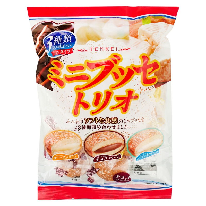 11/28結單-日本 天惠 三味迷你舒芙蕾 12袋入