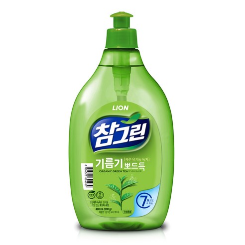 2/20結單-【模型】韓國 Lion濟州綠茶蔬果碗盤洗潔液 500g
