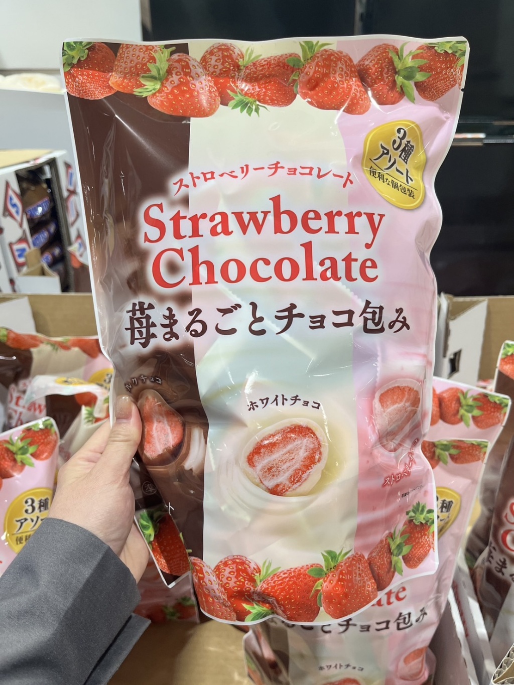 4/28結單-日本 好市多 草莓巧克力三重奏 大包裝410g