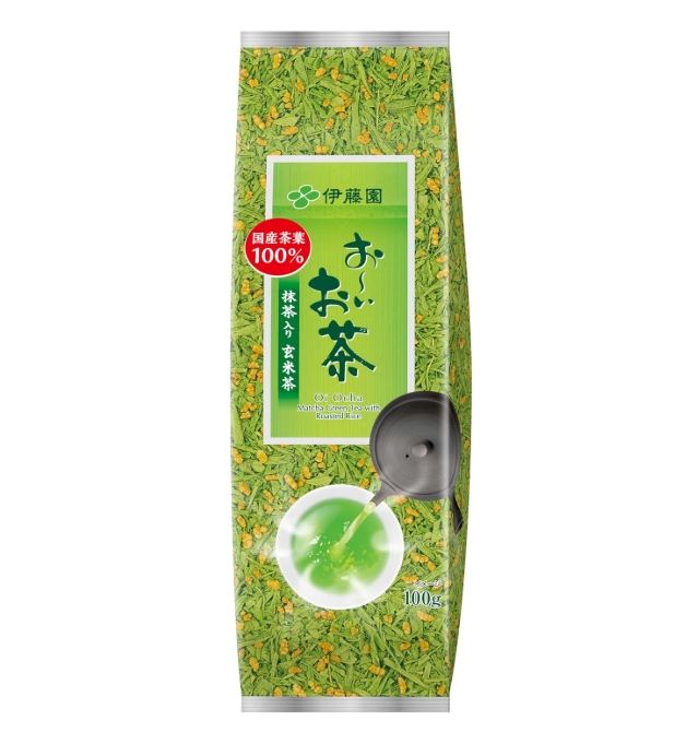 日本 伊藤園 宇治抹茶入玄米茶 100g